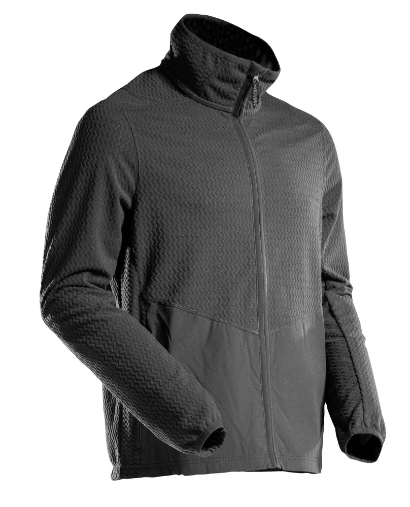 Genser mikrofleece xs svart med glidelås v:2497885 Genser mikrofleece xs svart med glidelås v:2497885