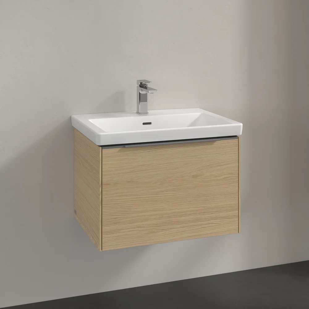 V&B SUBWAY 3.0 SERVANTSKAP 66X42 NORDIC OAK HÅNDTAK I KROM v:3453349