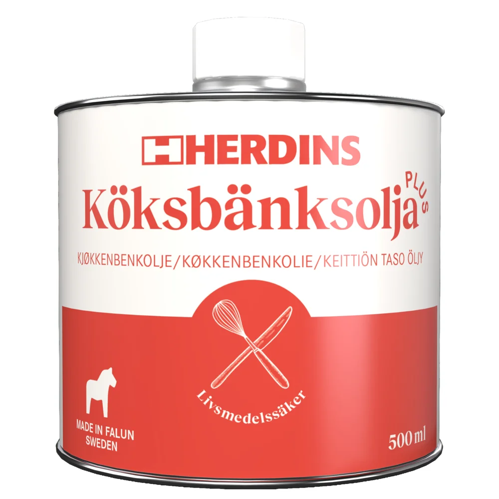 Herdins Kjøkkenbenkolje pluss v:3429428