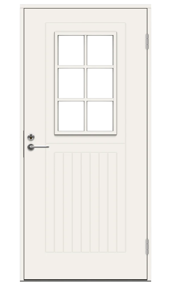 Tradition ytterdør med glass 90×210 cm venstrehengslet v:7548002 Tradition ytterdør med glass 90×210 cm venstrehengslet v:7548002