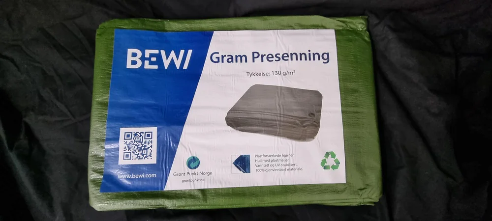 PRESENNING 3X5M 130G/M2 GRØNN v:4102688