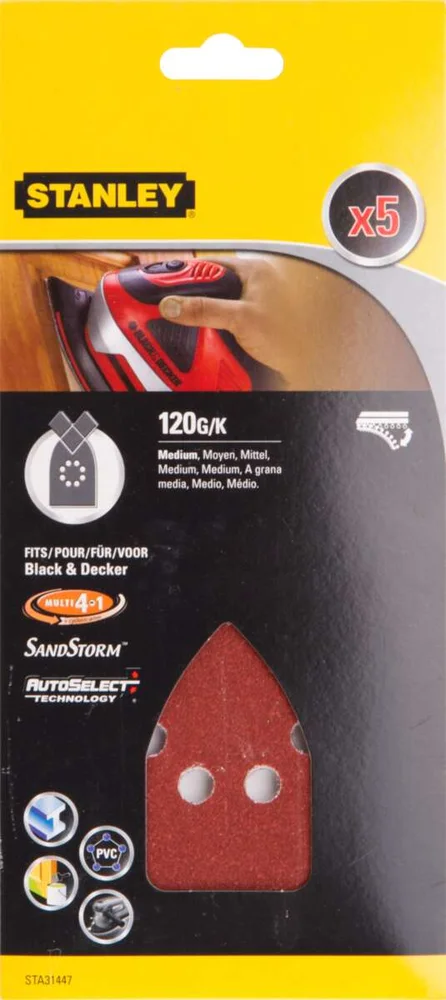 Stanley STA31447 multislipepapir 5-pk v:9929054
