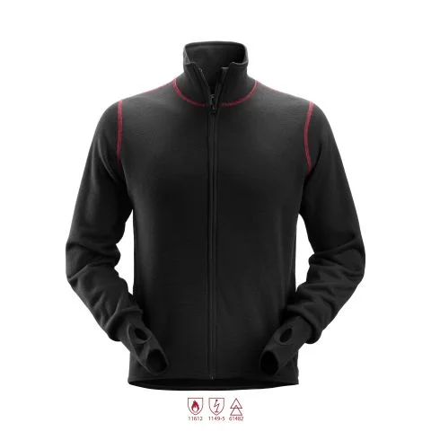 1563 ProtecWork Snickers Workwear Ullfrottéjakke 1283953 1563 ProtecWork Snickers Workwear Ullfrottéjakke 1283953