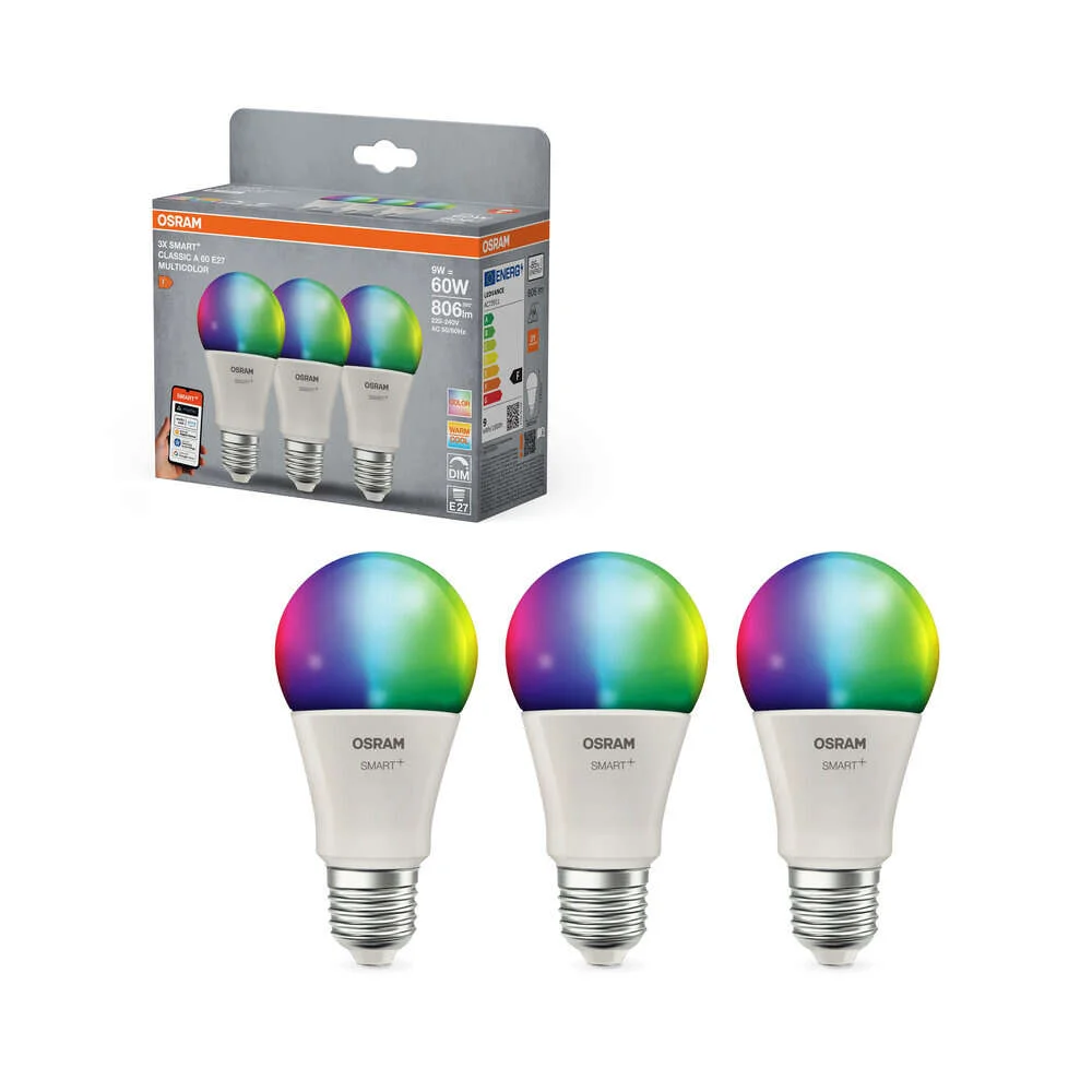 OSRAM SMART+ MATTER Multicolor Classic A60 9W E27 v:2838453 OSRAM SMART+ MATTER Multicolor Classic A60 9W E27 v:2838453