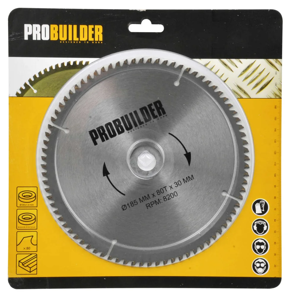 Probuilder 185x30x2 T80 sirkelsagblad v:7418086