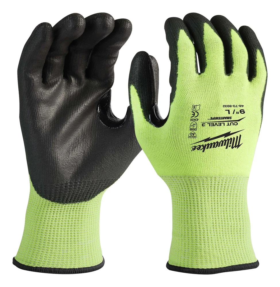 Milwaukee Hanske, skjærebeskyttelse HI-VIS v:8193674