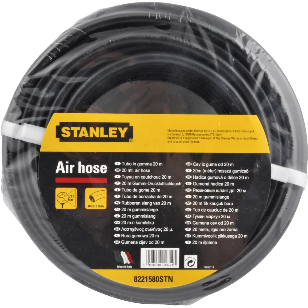 STANLEY TRYKKLUFTSLANGE 20M 6X11MM v:2097835