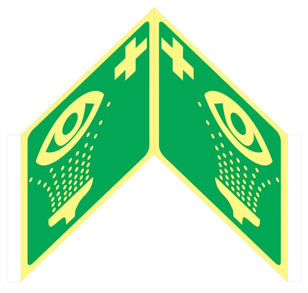 Skilt øyeskylle plog v:5045311