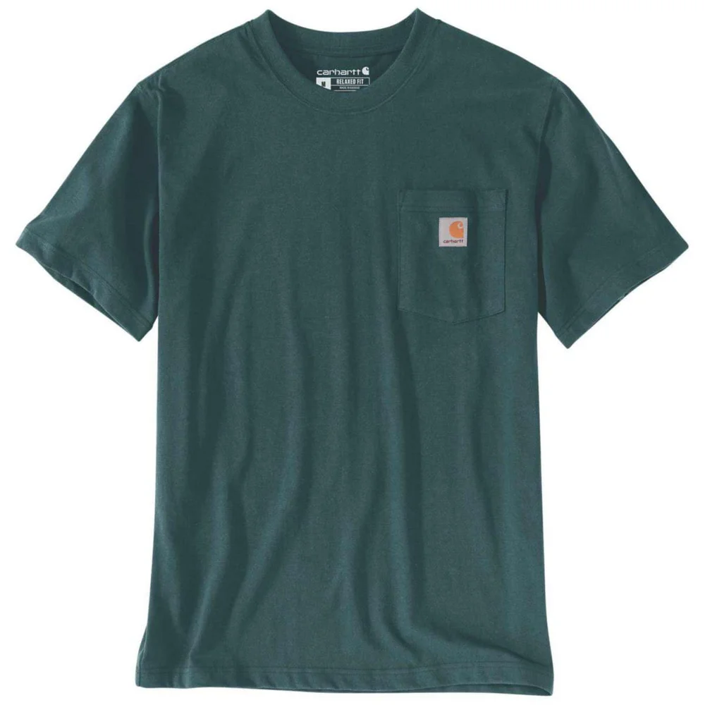 Carhartt T-skjorte K87, petroleum v:9559515 Carhartt T-skjorte K87, petroleum v:9559515