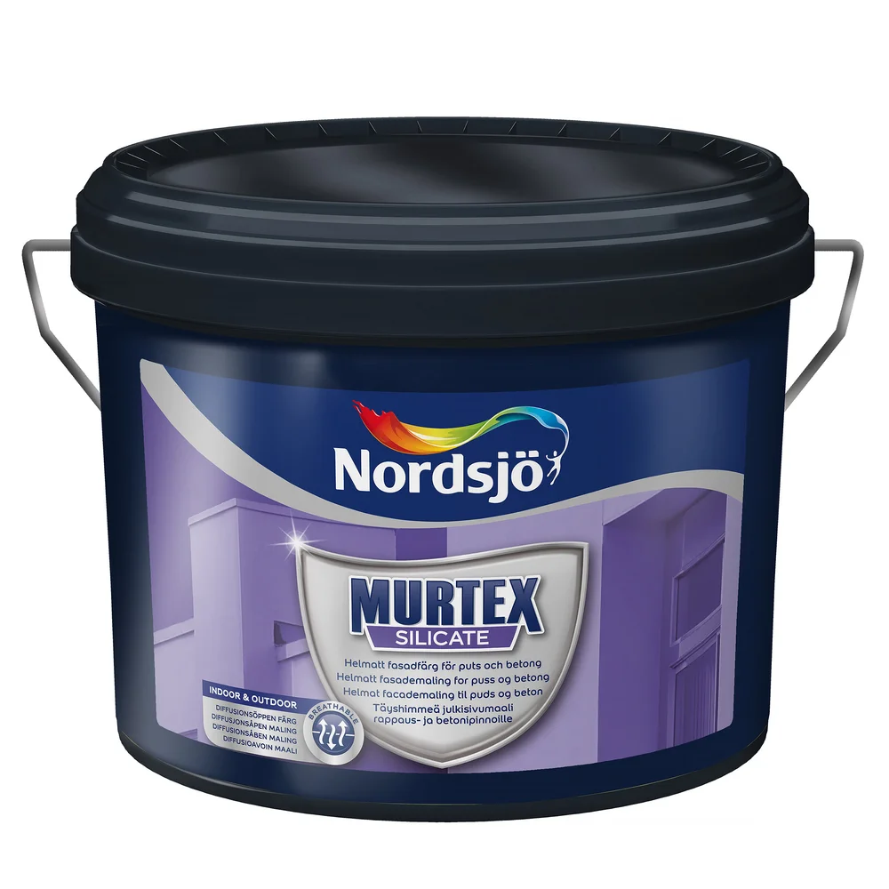 Nordsjö Murtex Silicate hvit, 10 L v:2364034