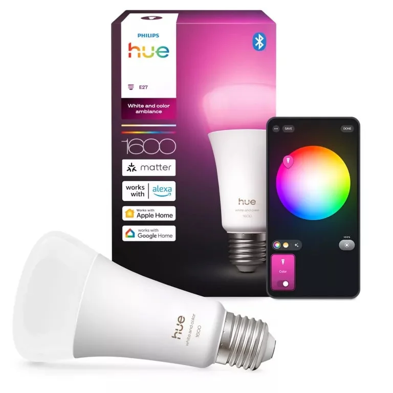 Philips Hue LED-lampe A67 HUE, WCA, E27, 11,8W v:7461337 Philips Hue LED-lampe A67 HUE, WCA, E27, 11,8W v:7461337