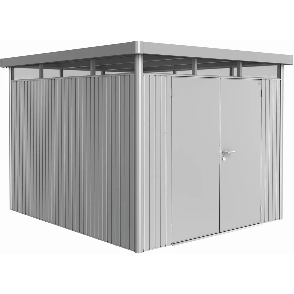 BIOHORT UTEBOD HIGHLINE H5 2 DØRER SØLV METALLIC v:8502190
