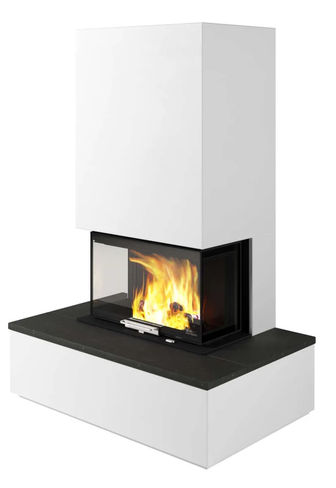 Nordpeis Monaco Bench mørk Thermotte peisovn v:5642960
