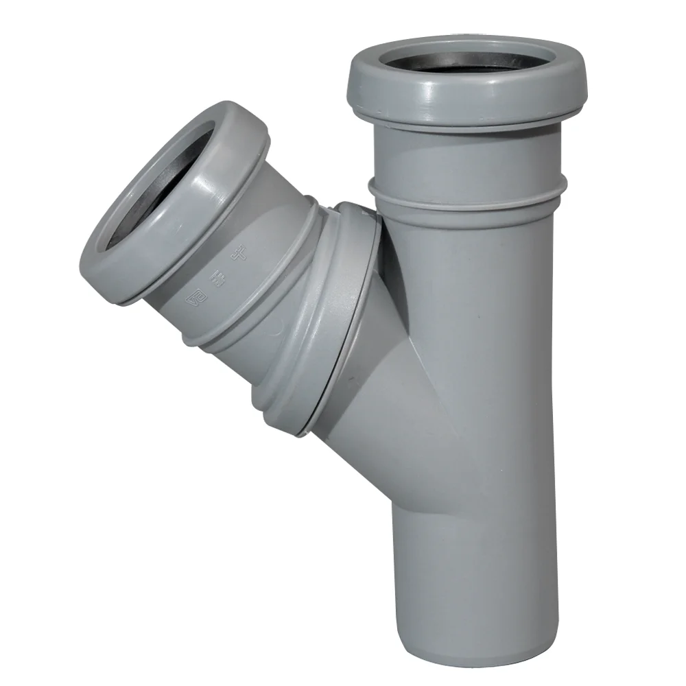 JOTIFLEX 50MM GRENRØR 45-90° 2 MUFFER GRÅ v:6361082 JOTIFLEX 50MM GRENRØR 45-90° 2 MUFFER GRÅ v:6361082