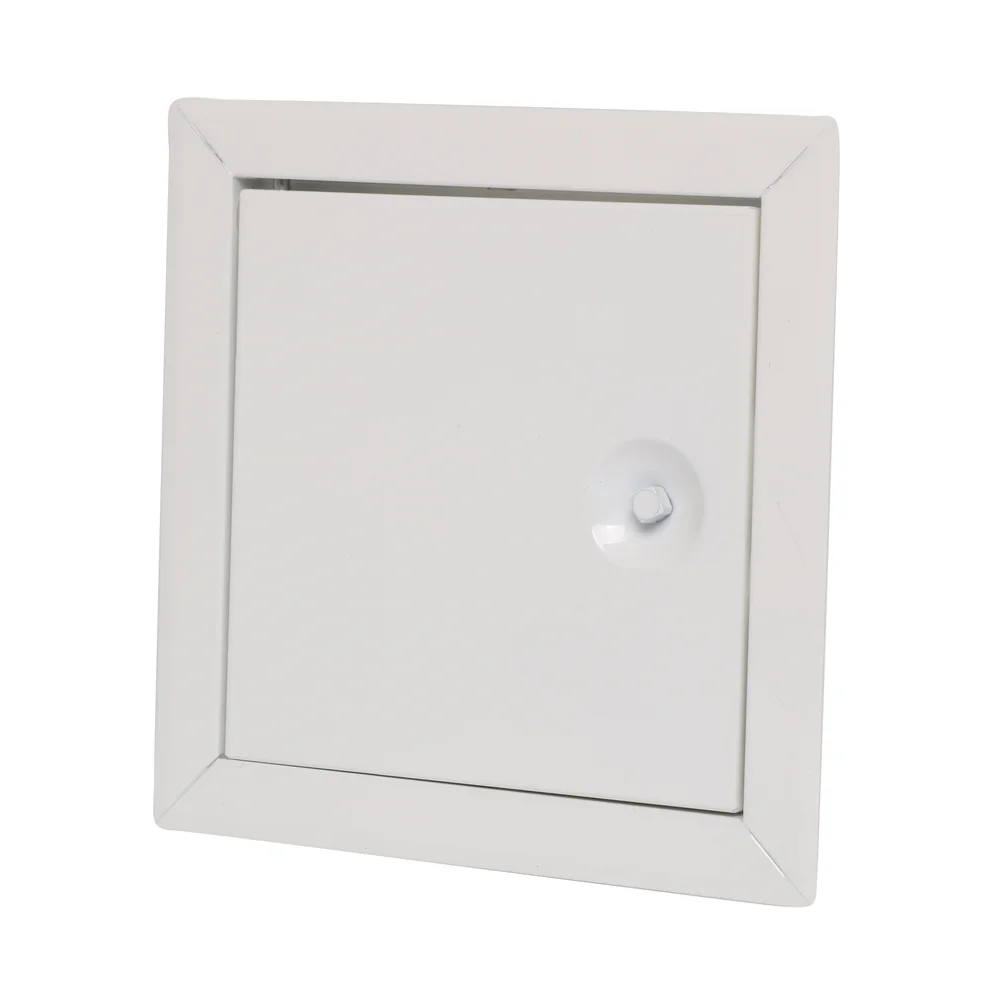 Flexit inspeksjonsluke 150×150 mm hvit stål med avtagbar dør og lås v:5281744 Flexit inspeksjonsluke 150×150 mm hvit stål med avtagbar dør og lås v:5281744