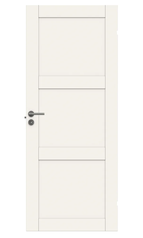 Dørbl unique 03l 9x21 hvit malt moderne fyllingsdør v:7962129