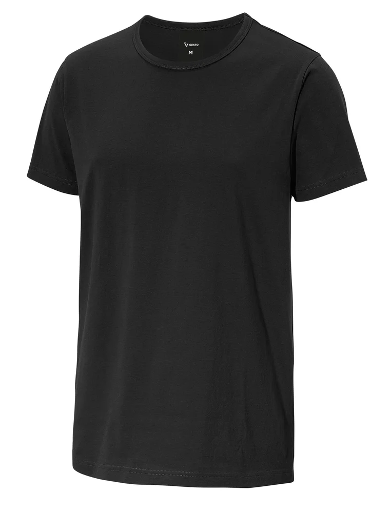 GESTO T-SKJORTE BASIC G1100 HERRE SVART v:2179698