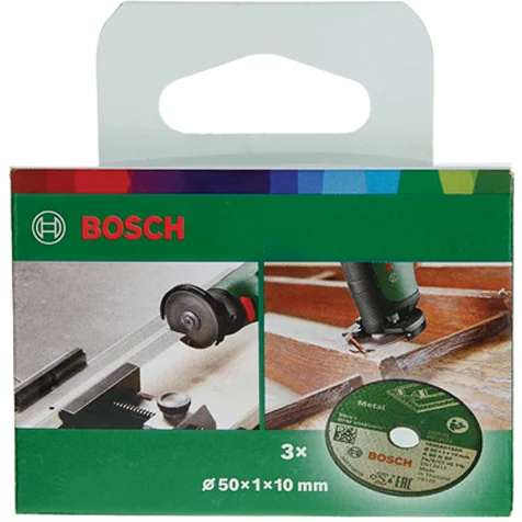 BOSCH KAPPESKIVE METALL 50X1X10MM 3PK v:3480664
