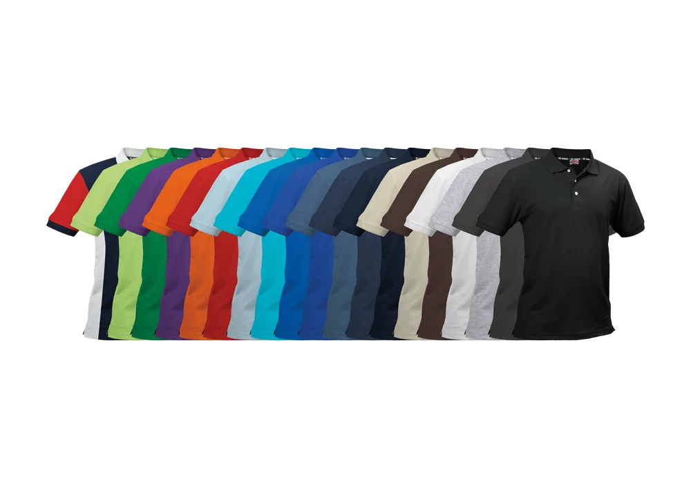 Pique l10025 rød m polo v:5836954