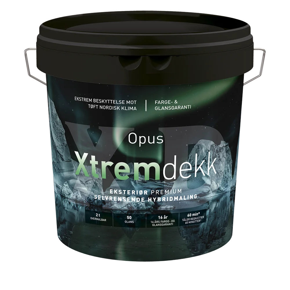 Hybridmaling Xtremdekk base hvit 2,7 liter v:9111519