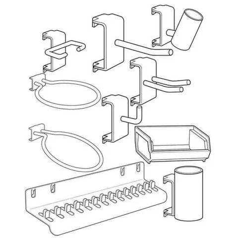 158006 X-ponent Inredning Kroksett 3058119 158006 X-ponent Inredning Kroksett 3058119