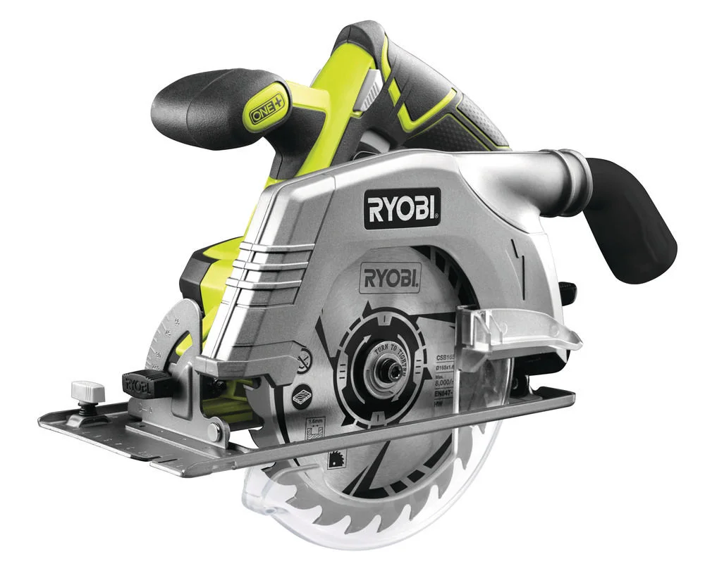 Ryobi Sirkelsag 18 volt justerbar for gjæring v:8407037 Ryobi Sirkelsag 18 volt justerbar for gjæring v:8407037
