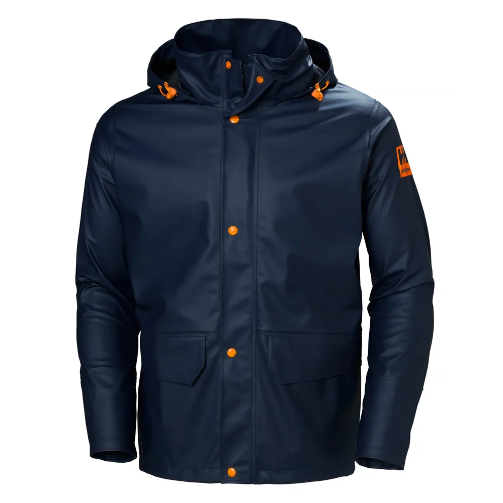 Helly Hansen Workwear Regnjakke Gale, marine, strl L v:8789798 Helly Hansen Workwear Regnjakke Gale, marine, strl L v:8789798