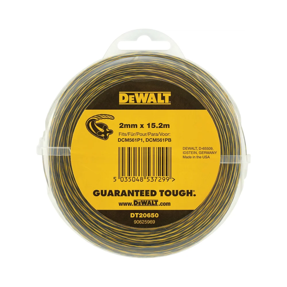 Dewalt Trimmertråd 2 mm x 15,2 m, DT20650 v:1106541