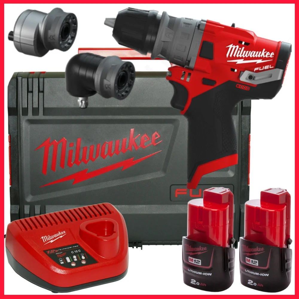 Milwaukee M12 slagbormaskin FPDXKIT-202X v:7742672