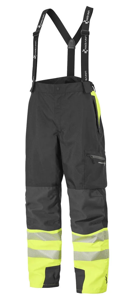 UNIVERN VINTERBUKSE PROTEC 2.0 MED SELER KL.1 GUL/SVART v:8148508