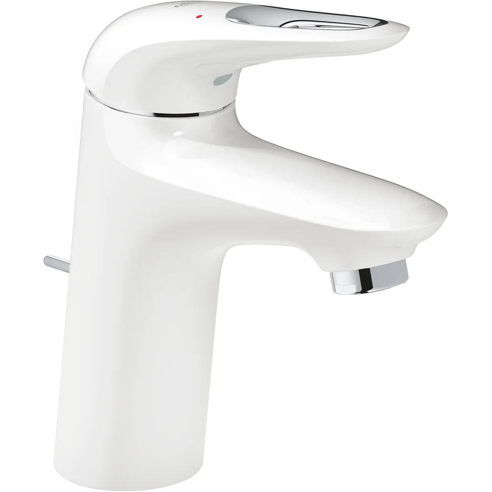 GROHE EUROSTYLE SERVANTBATTERI SMALL M/OPPLØFTSVENTIL, HVIT v:5156816