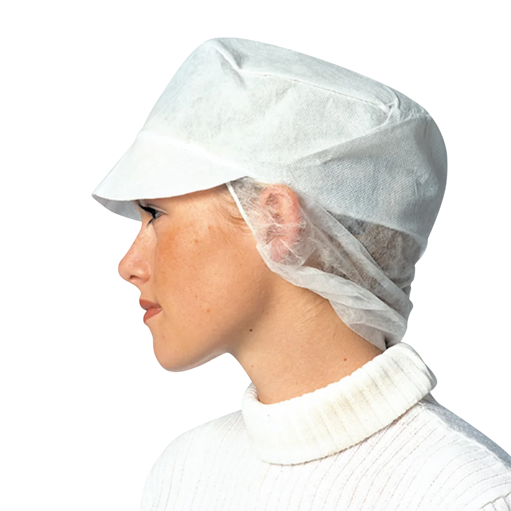 Lue Snood Cap Non-Woven Hvit – Granberg v:4557447