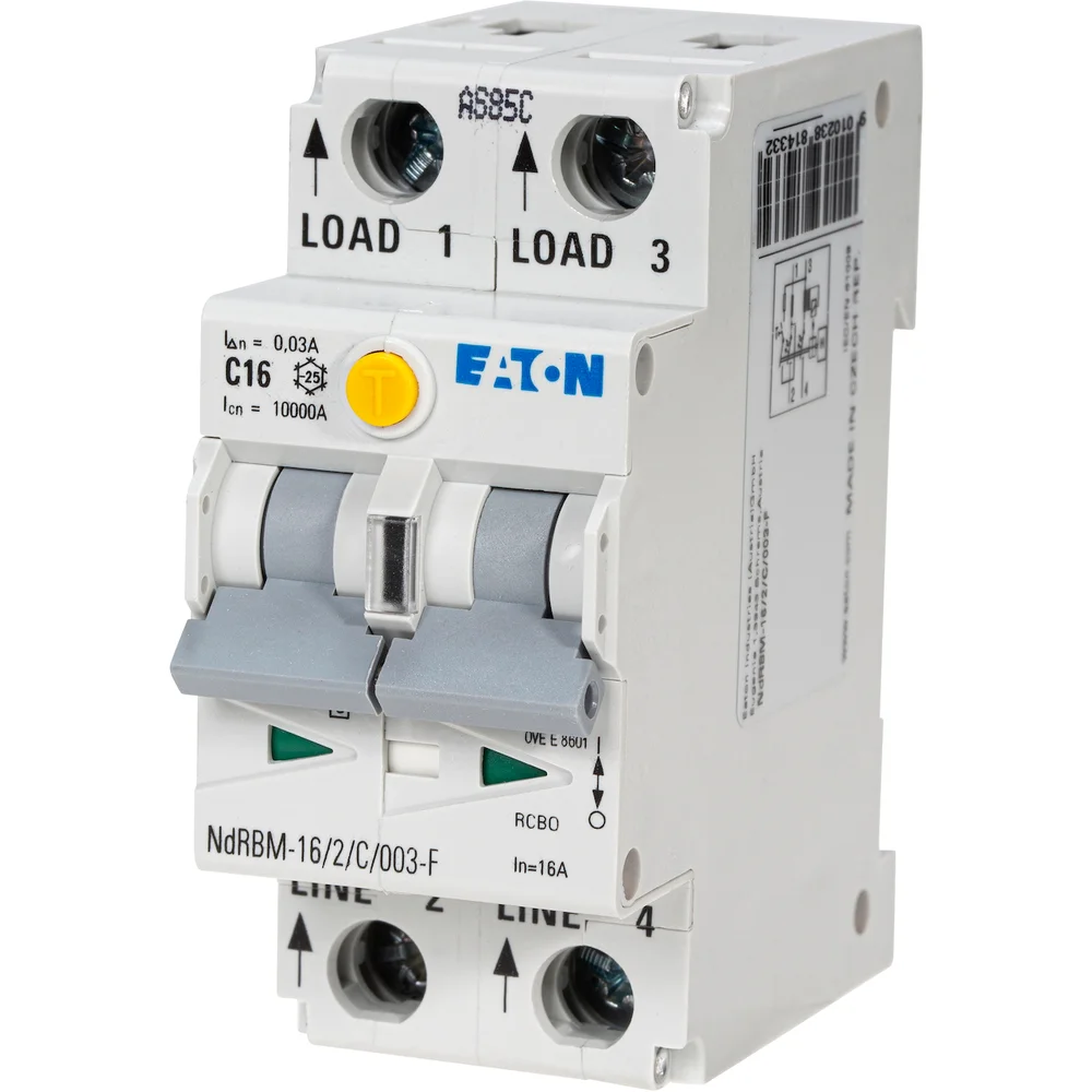 EATON JORDFEILAUTOMAT DIGITAL 16A NDRBM-16/2/C/003-F v:2102410