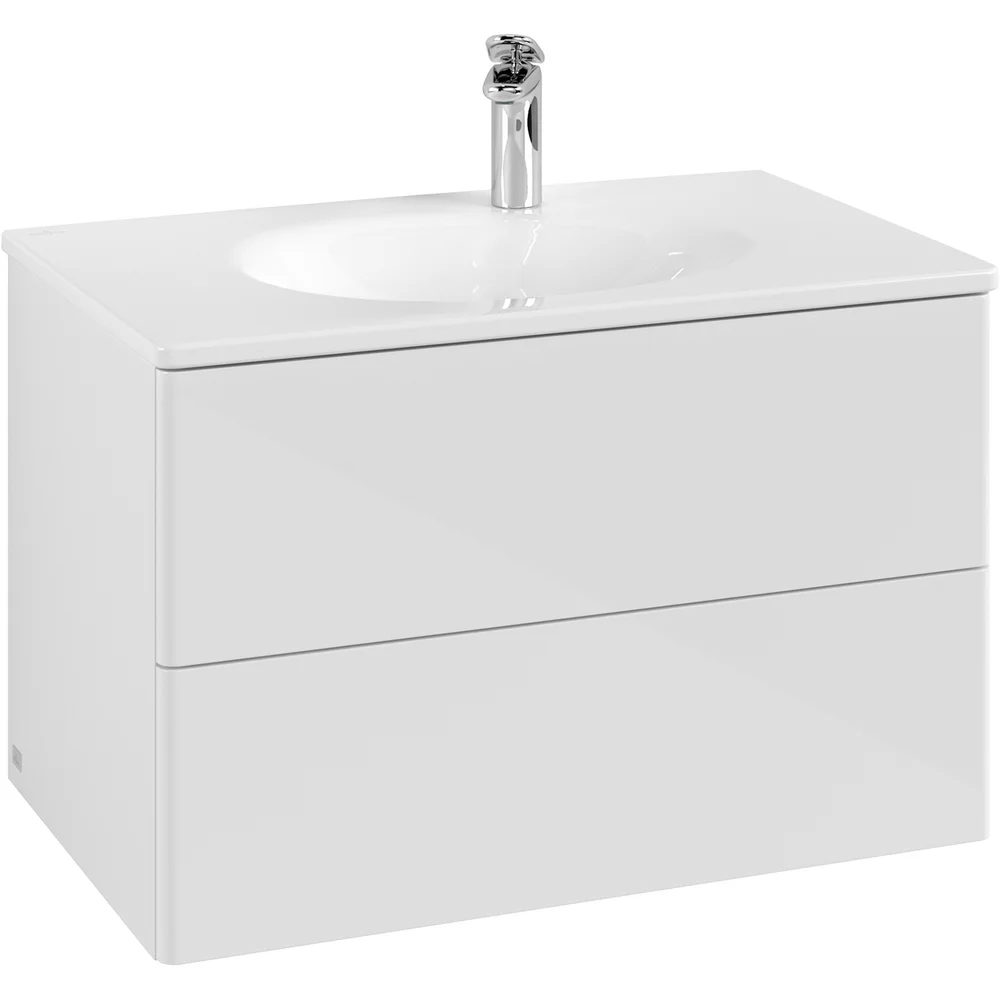 V&B ANTAO SERVANTSKAP 2 SKUFFER GLATT 788X504X496 M/LYS HVIT v:7764632
