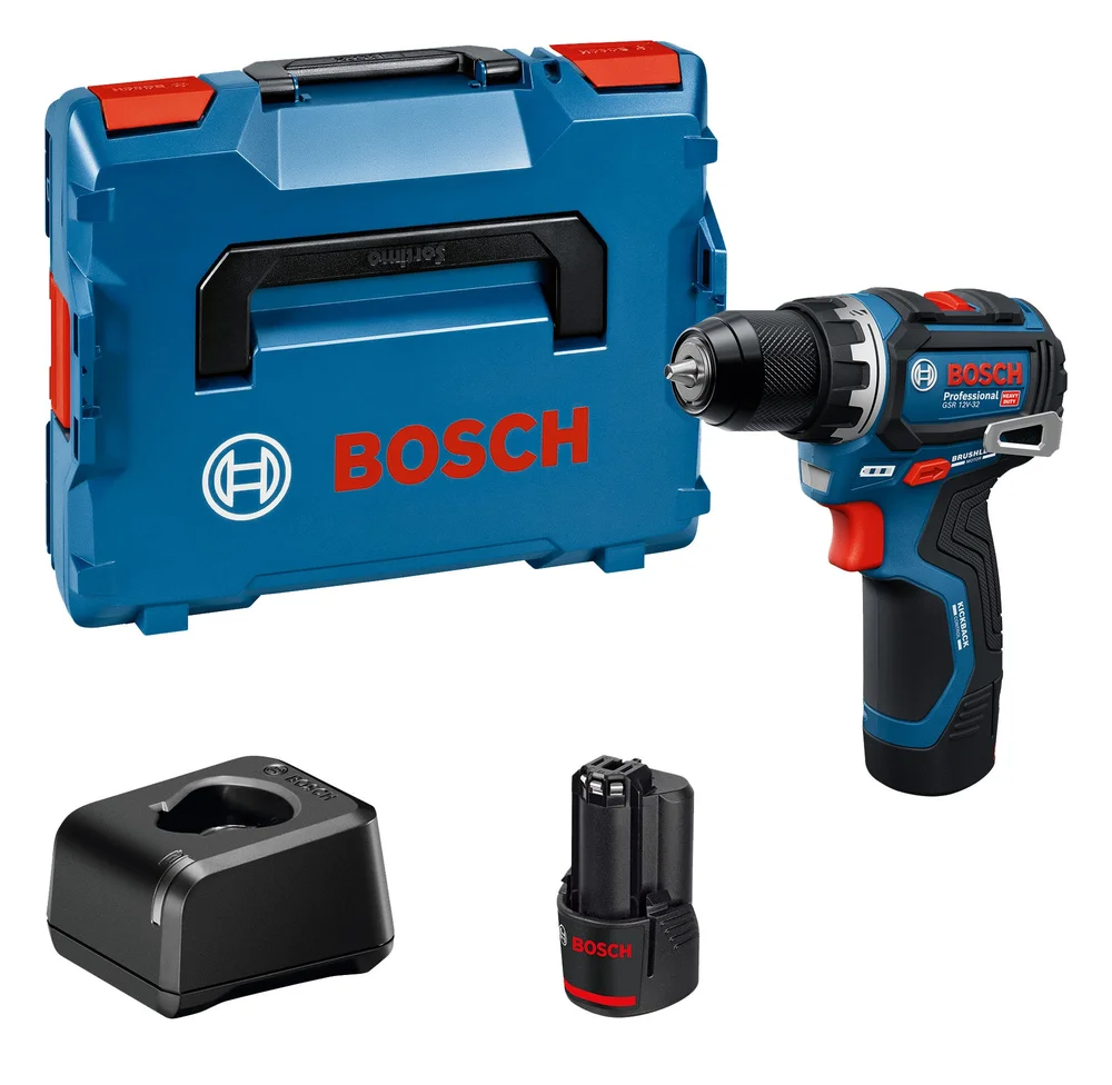 BOSCH DRILL GSR 12V-32 2X2AH GAL L-BOXX v:5540807 BOSCH DRILL GSR 12V-32 2X2AH GAL L-BOXX v:5540807