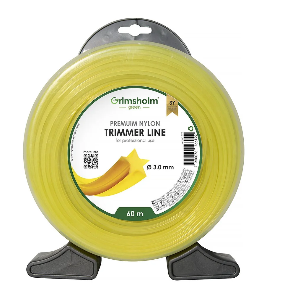 Grimsholm Trimmertråd stjerne, 3,0 mm, 60 m v:9465256