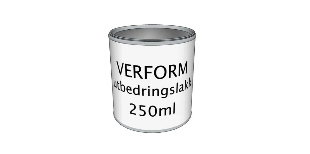 Verform Utbedringslakk 250 ml sort v:2015200