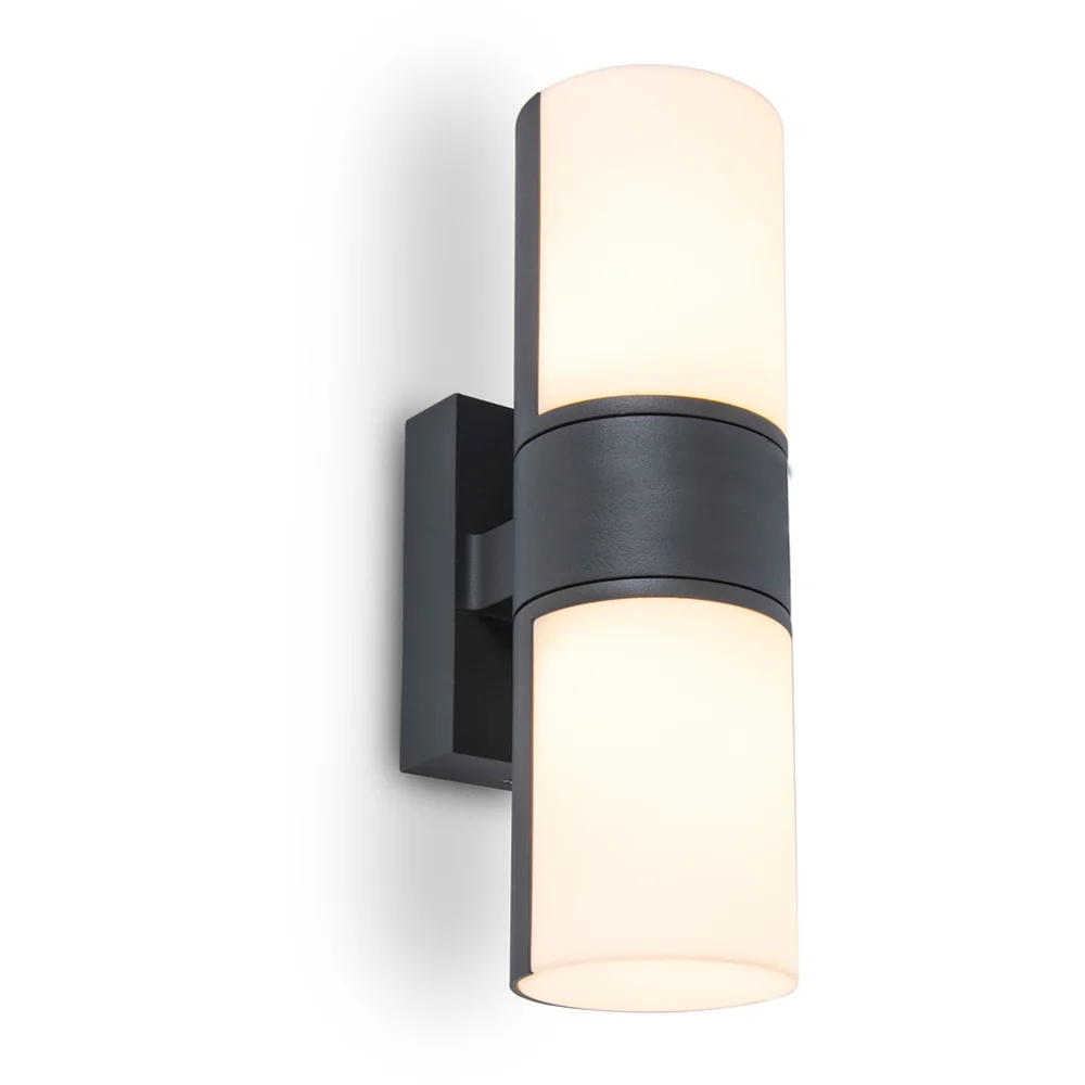 LUTEC ARCHITECTURAL CYRA 2 VEGGHENGT LAMPE MØRK GRÅ v:8767280 LUTEC ARCHITECTURAL CYRA 2 VEGGHENGT LAMPE MØRK GRÅ v:8767280