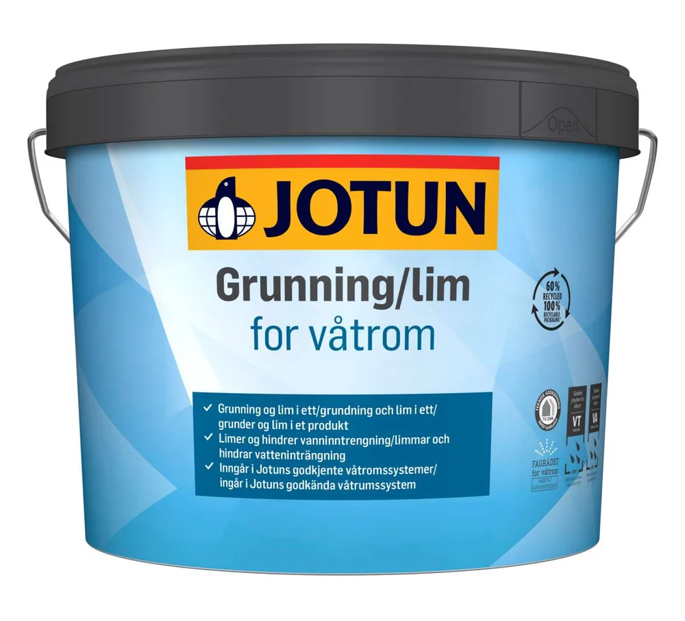 Jotun grunning/lim for våtrom 3l v:5289987