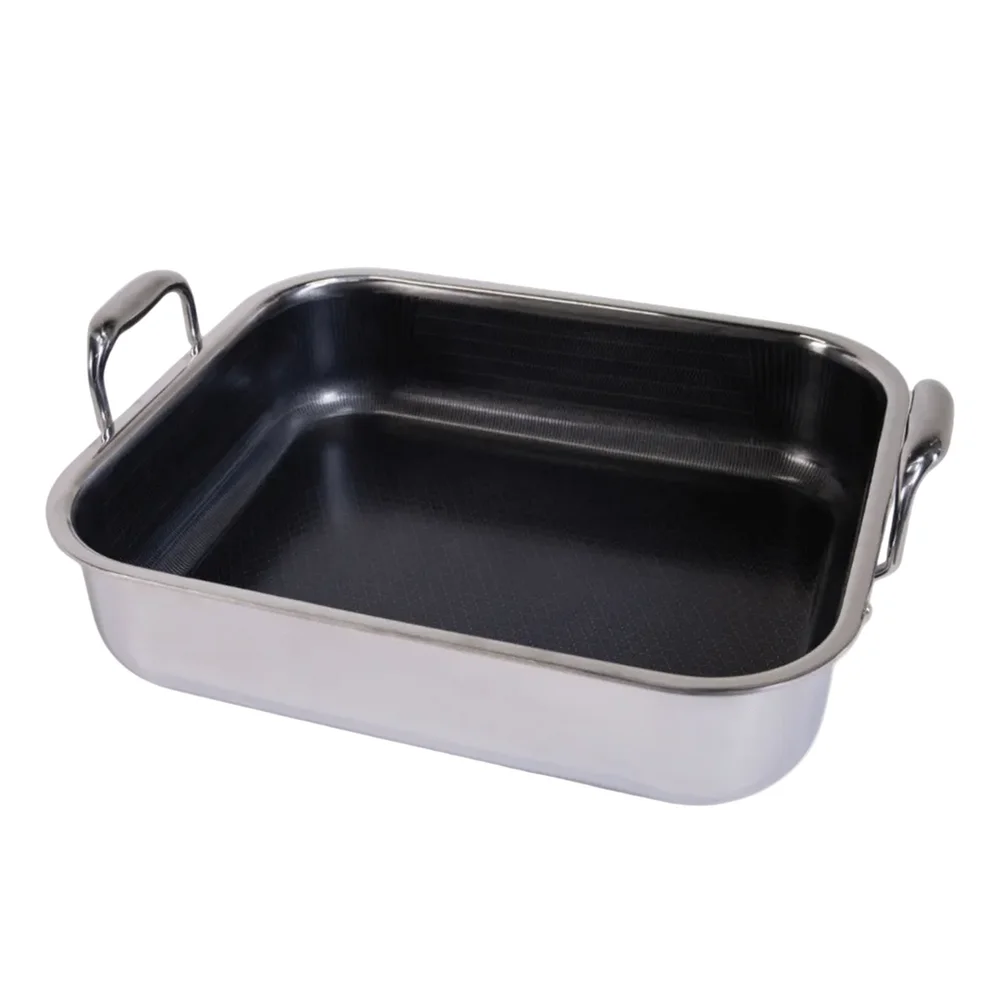 GLADKOKKEN HYBRID SLIPP-LETT HØY LANGPANNE 32 X 26,5 X 8 CM v:6160097 GLADKOKKEN HYBRID SLIPP-LETT HØY LANGPANNE 32 X 26,5 X 8 CM v:6160097