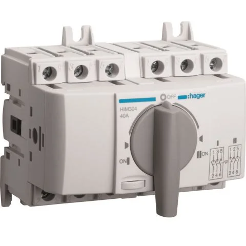 HIM304 Hager Reservekraftsomkobler 3028433