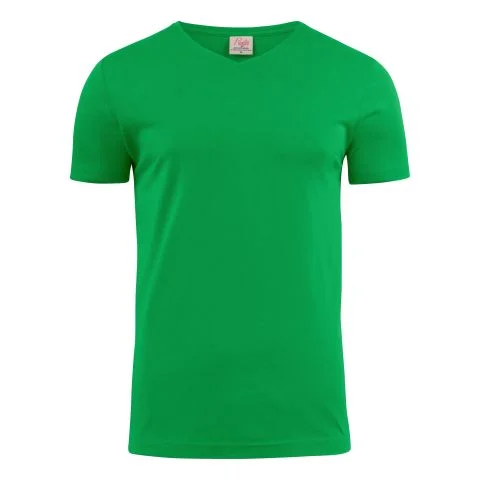 Heavy V-neck Printer T-skjorte 3120985