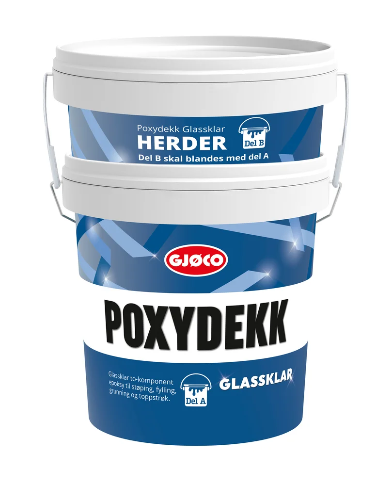 POXYDEKK GLASSKLAR SETT 3KG v:6569556
