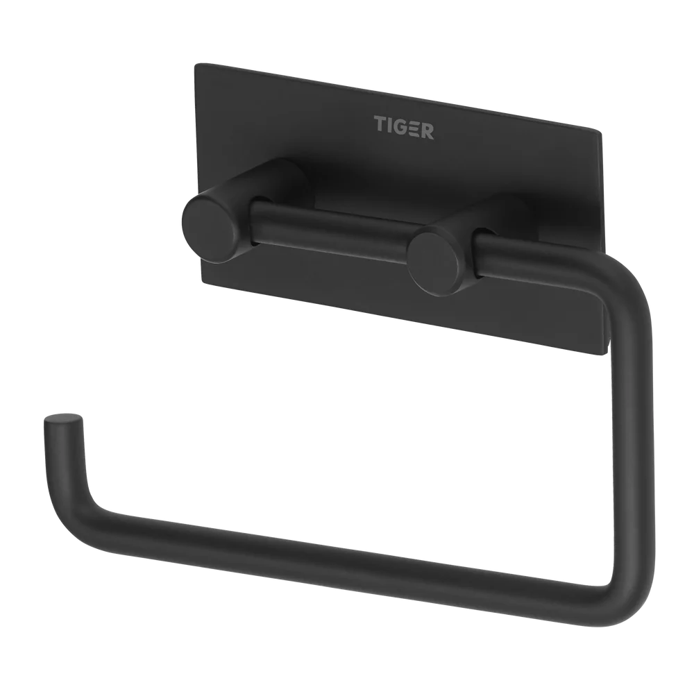 Toalettpapirholder Square matt svart v:1289106