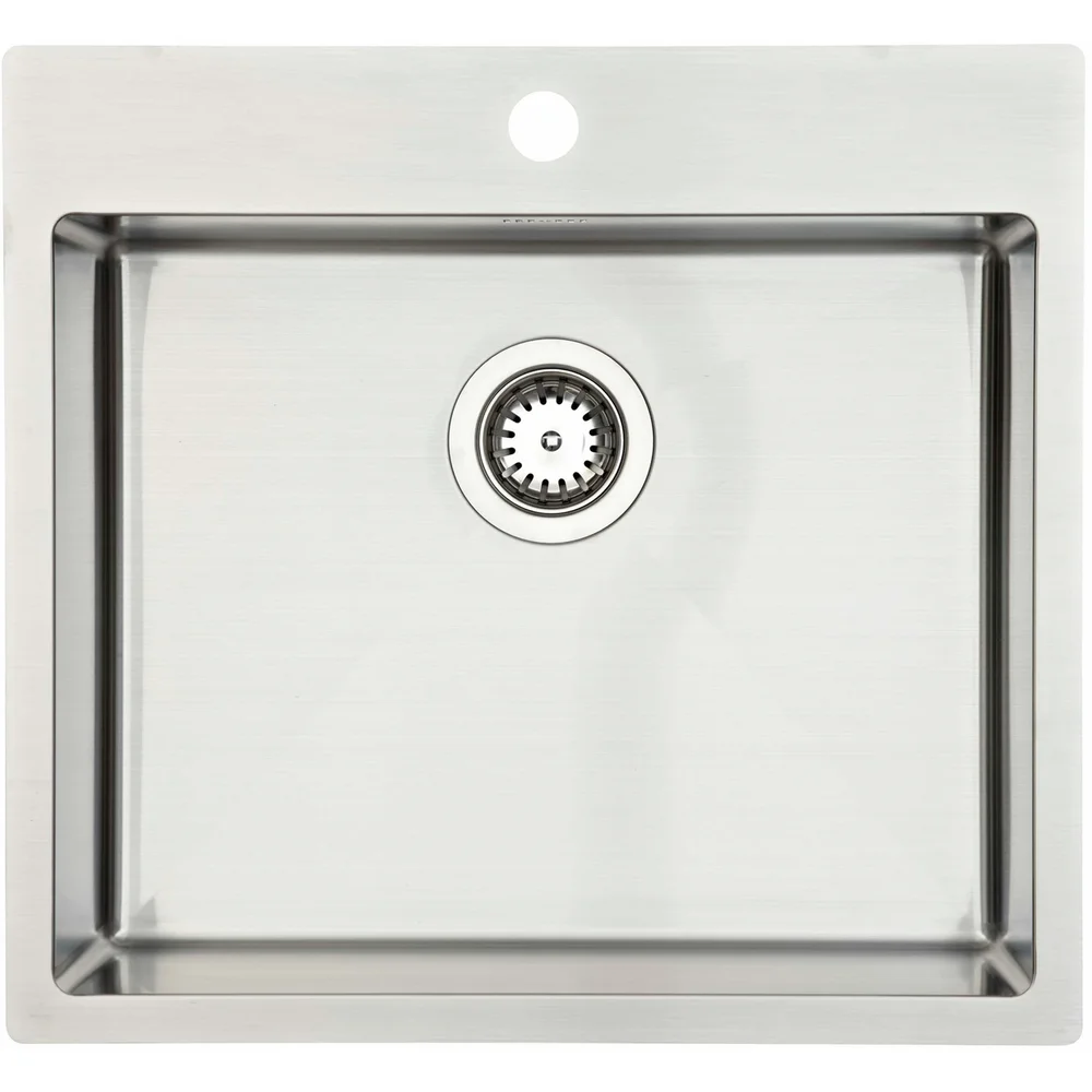 LAVABO KUBUS 540 SOFT KJØKKENVASK RUSTFRITT STÅL v:4710232