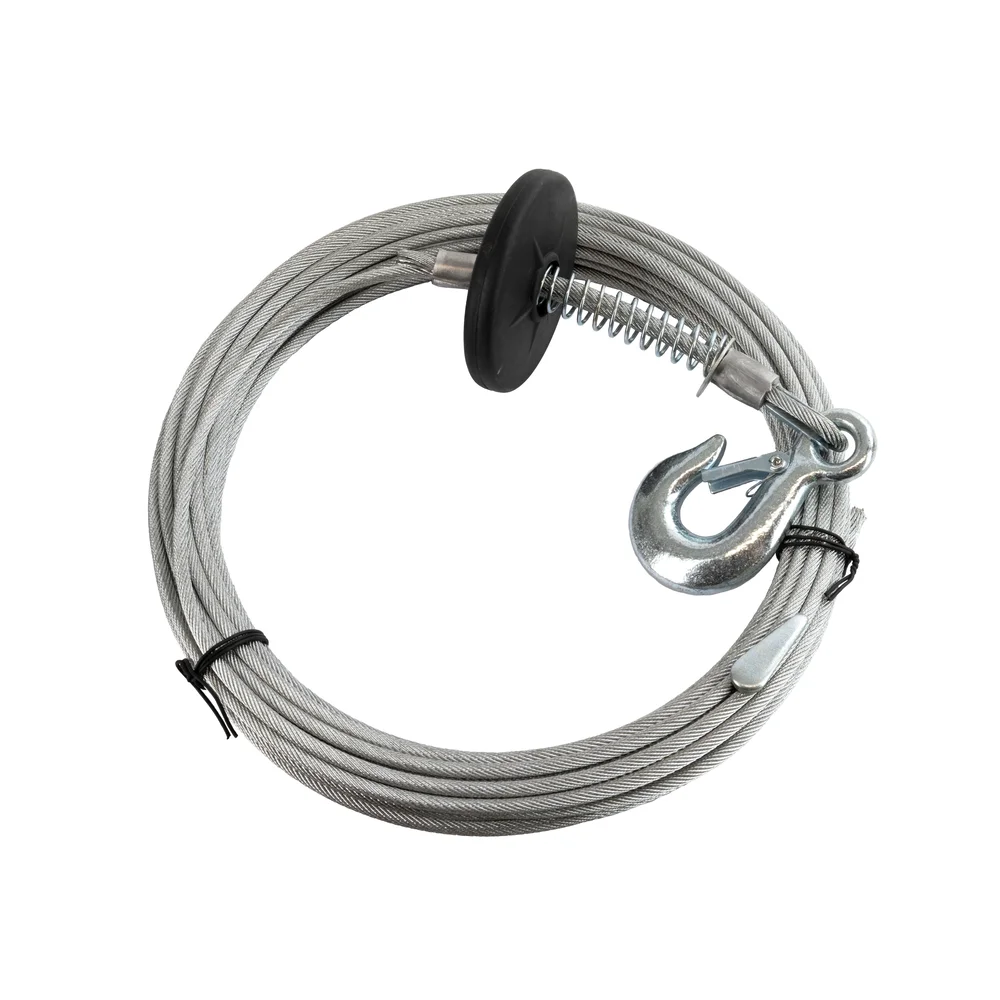 PELA Vaier til elektrisk vinsj, 400-800 kg, komplett med krok v:6371720 PELA Vaier til elektrisk vinsj, 400-800 kg, komplett med krok v:6371720