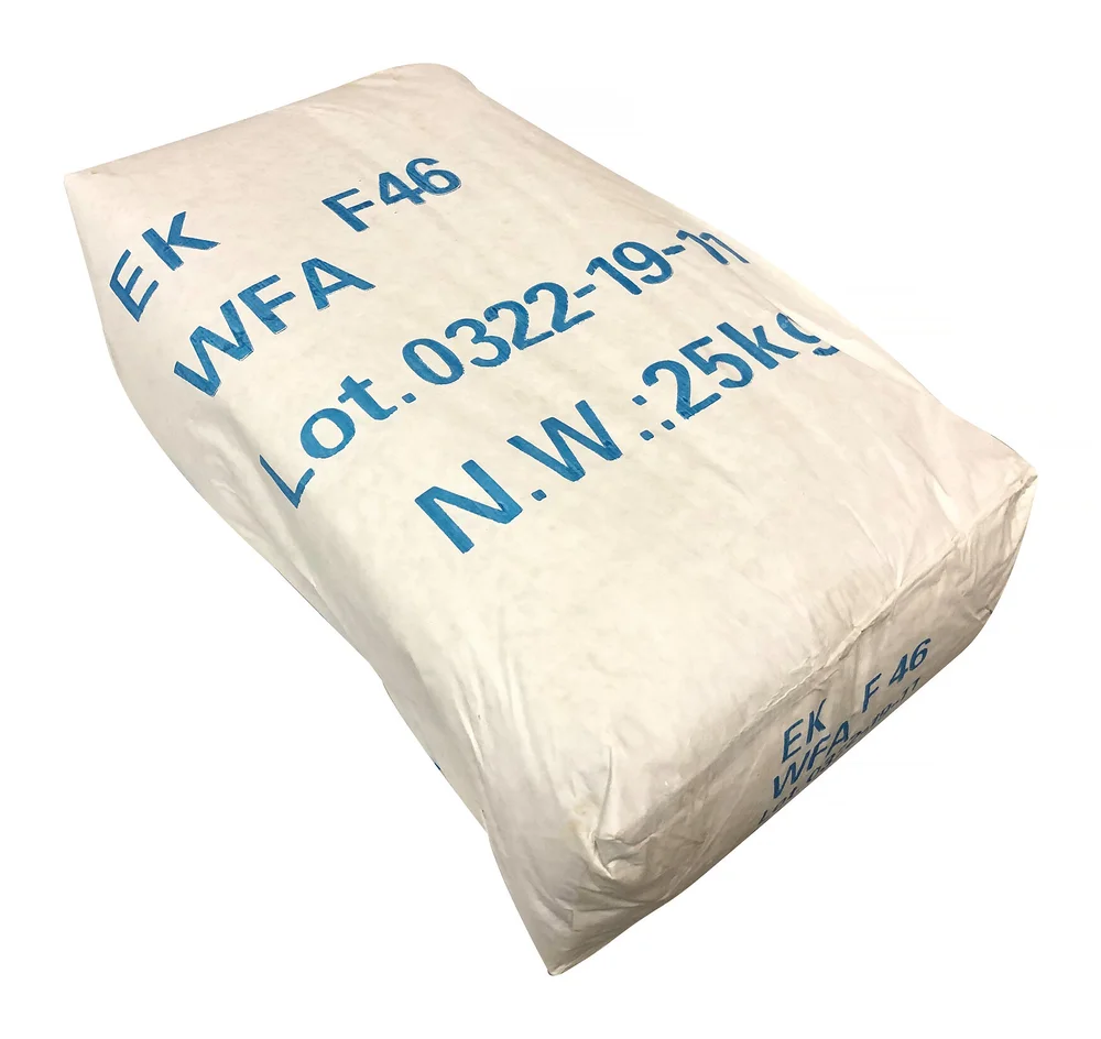 Blåsemiddel, aluminiumoksid, 0,6-0,85 mm, hvit v:3541593 Blåsemiddel, aluminiumoksid, 0,6-0,85 mm, hvit v:3541593