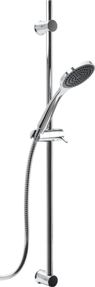 Gelia Dusjsett Aqualine 1-spray med hånddusj, slange, stang, maks. CC 760 mm, 1,75 m, krom v:4974967