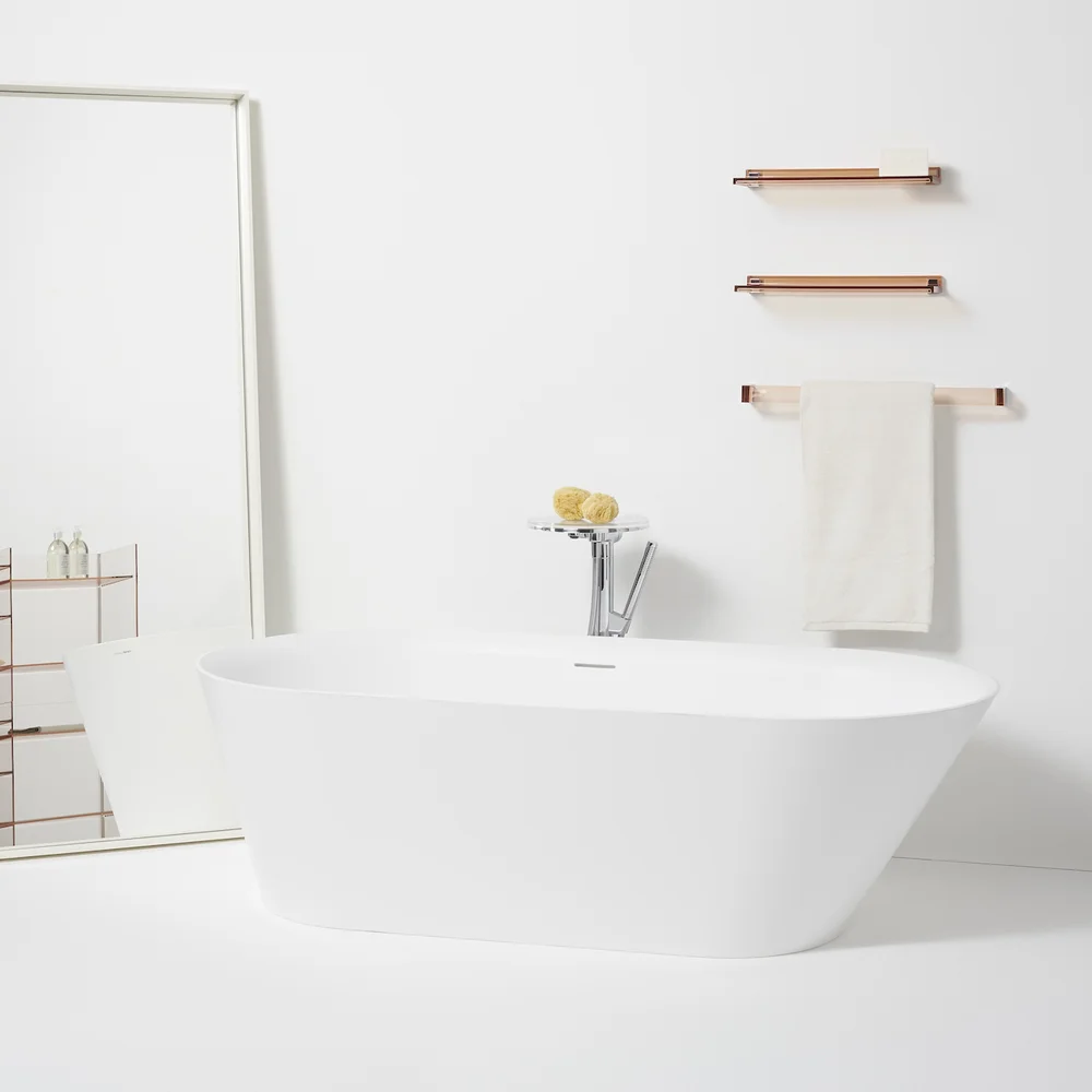 LAUFEN KARTELL HÅNDKLESTATIV 45 CM PULVERROSA v:2600483 LAUFEN KARTELL HÅNDKLESTATIV 45 CM PULVERROSA v:2600483