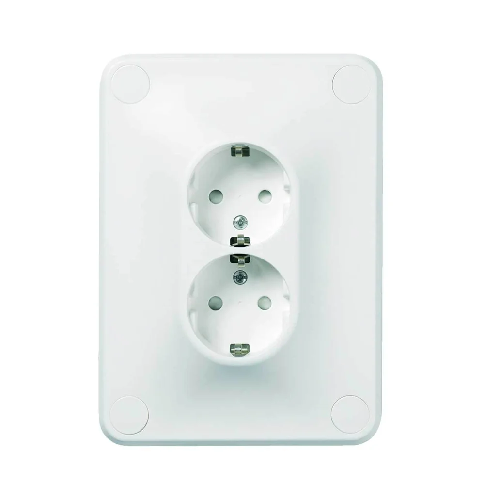 Schneider Electric Veggdusj 2-vegs, innfelt, hvit v:7430433